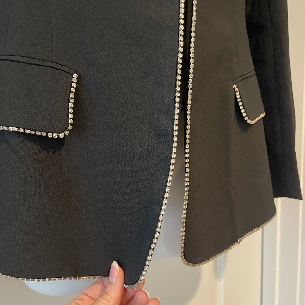NWT Petal & Pup crystal embellished blazer S - Picture 6 of 10